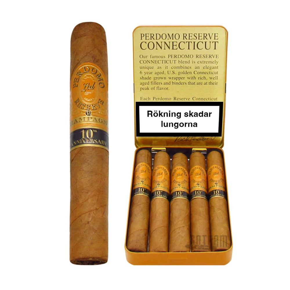 Perdomo Reserve 10th Anniversary Connecticut Puritos 5p - Bild 2