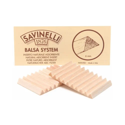 Savinelli Balsafilter 6 mm 20 st