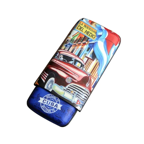 Cigarretui Habano Cuba för 3 cigarrer