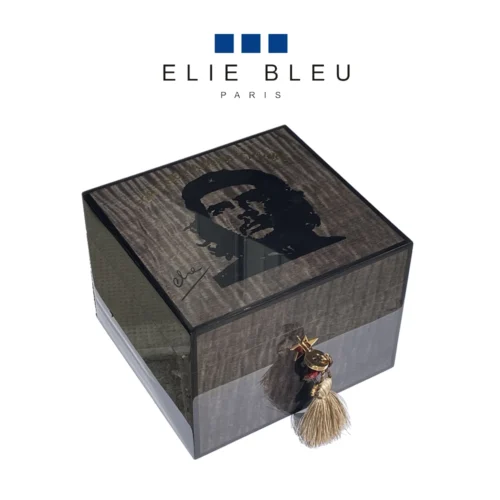 Elie Bleu Cigarrhumidor 'Che' 25 Robusto Grå