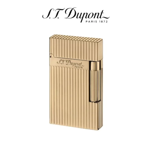 S.T. Dupont Ligne 2 Vertical Lines Gold