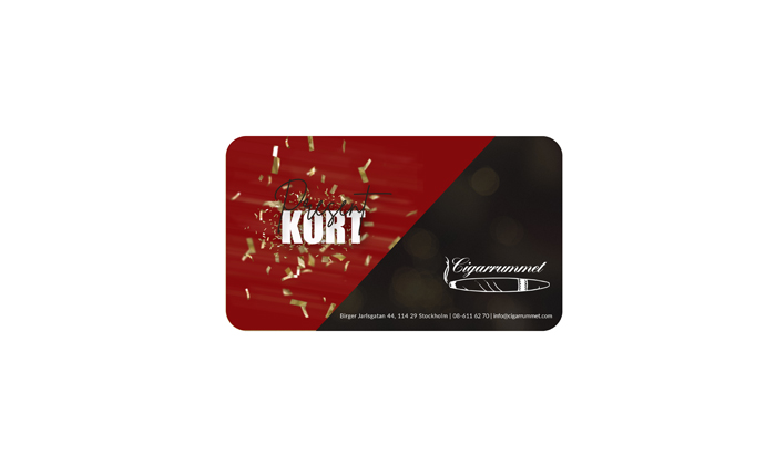Presentkort Cigarrummet