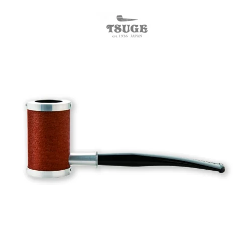 Tsuge Metal Tankard Brunt läder 6163