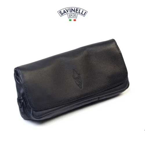 Savinelli Kombipung 1 pipa och tobak i läder