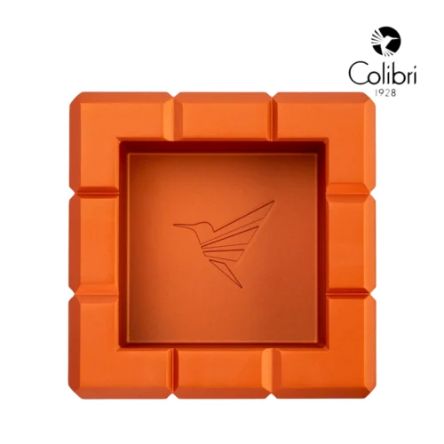 Colibri Heritage Cube Ashtray Orange