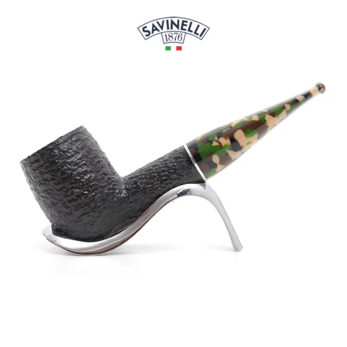 Savinelli Camouflage 101 Rusticated Black