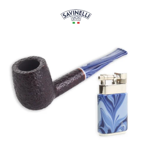 Savinelli Oceano Rusticated 111 KS Duo