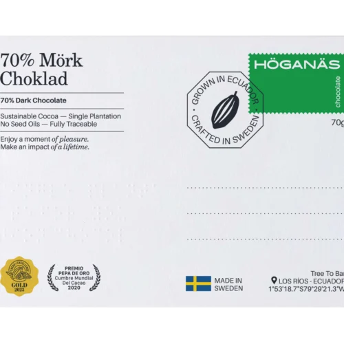 Höganäs Chocolate 70% Mörk Choklad