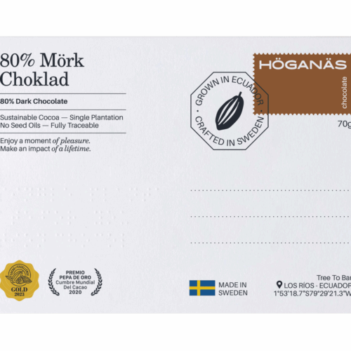 Höganäs Chocolate 80% Mörk Choklad